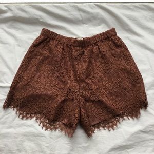 Flash Sale! Madewell Lace Shorts